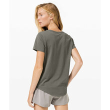 Load image into Gallery viewer, Lululemon Love Crew III Short Sleeve Activewear Top Grey Sage 6