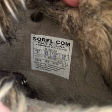 Load image into Gallery viewer, Sorel Joan Of Arctic Lace Up Mid-Calf Lace-Up Winter Boots Brown/Black 5