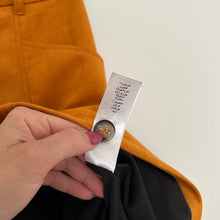 Load image into Gallery viewer, French Connection Faux Suede Lined Casual Mini Skirt Orange 2