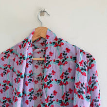 Load image into Gallery viewer, Verandah Lilac Floral Jharoka Print Lightweight Rectangular Scarf One Size NWT