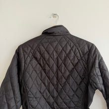 Load image into Gallery viewer, Marker Zip Up Quilted Moto Utility Jacket Black M
