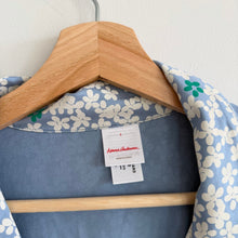Load image into Gallery viewer, Hanna Andersson HannaSoft Floral Short Sleeve Pajama Top Blue L