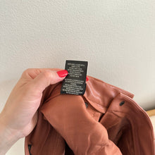 Load image into Gallery viewer, Blank NYC The Baxter Ribcage Straight Leg Faux Leather Cropped Pants Brown 29