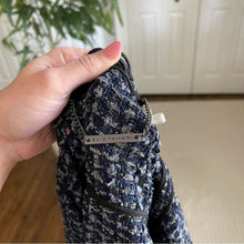 Load image into Gallery viewer, Elie Tahari Twill Midi Cut Out Lace Trim Coat