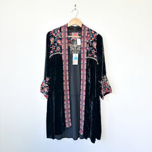 Load image into Gallery viewer, Johnny Was Claude Velvet Tier Duster Cardigan S NWT