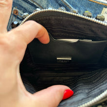 Load image into Gallery viewer, Kate Spade Purl Flower Beaded Purl Mini Shoulder Bag Black NWT