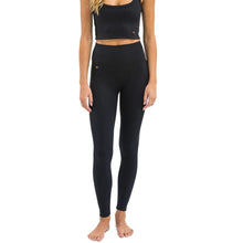 Load image into Gallery viewer, Aviator Nation Wide Rib Full Length High Rise Leggings Black L NWT