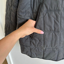 Load image into Gallery viewer, Henry Cottons Zip Up Long Sleeve Outdoor Quilted Jacket Black 54