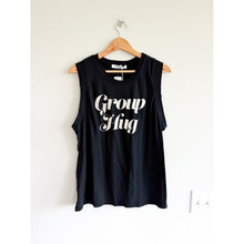 Load image into Gallery viewer, Project Social T Graphic Print Crew Neck Muscle Tank Top Black L NWT