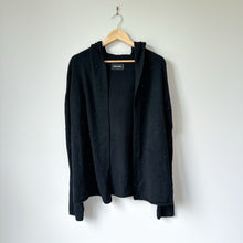 Load image into Gallery viewer, Zadig & Voltaire Cosany Rhinestone Embellished Hooded Cashmere Cardigan Black
