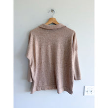Load image into Gallery viewer, Tuckernuck Clayton Long Sleeve Collared Knit Casual Sweater Brown XS