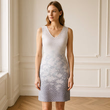 Load image into Gallery viewer, NWT Elie Tahari Holly Neoprene Mesh Dress Cinder 6