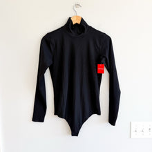 Load image into Gallery viewer, Spanx Suit Yourself Ribbed Turtleneck Long Sleeve Bodysuit Classic Black L NWT
