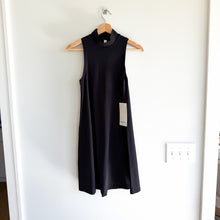Load image into Gallery viewer, Lululemon All Aligned A-line High Neck Sleeveless Mini Dress Black 2 NWT
