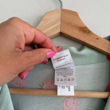 Load image into Gallery viewer, Hanna Andersson Peppa Pig Short Sleeve HannaSoft Pajama Top Green L
