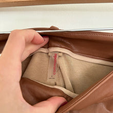 Load image into Gallery viewer, Commando Faux Leather 7/8 High Rise Casual Trouser Pants Cocoa Brown L
