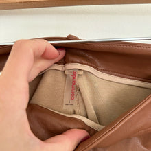 Load image into Gallery viewer, Commando Faux Leather 7/8 High Rise Casual Trouser Pants Cocoa Brown L