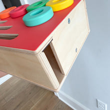 Load image into Gallery viewer, Lovevery The Realist Play Kit Count & Slide Ring Chute Toy Red