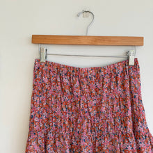 Load image into Gallery viewer, Sanctuary Sweeter Floral Print Ruffle Tiered Mini Skirt Red S