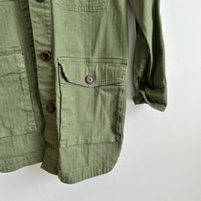 Load image into Gallery viewer, Madewell Military Button Front Jacket in Green $148