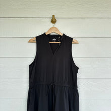 Load image into Gallery viewer, Puma Newport Drawstring Waist Sleeveless V-Neck Golf Mini Dress Black XL