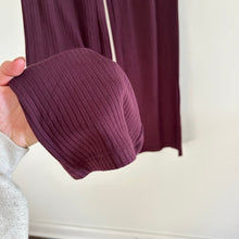 Load image into Gallery viewer, n:Philanthropy Ribbed Knit High Rise Pull On Wide Leg Pants Red XS NWT