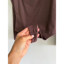 Load image into Gallery viewer, Nuuds Off The Shoulder Long Sleeve Fitted Bodysuit Brown M