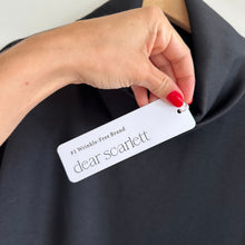 Load image into Gallery viewer, Dear Scarlett Jet Set Vienna Cowl Neck Long Sleeve Pullover Black L NWT