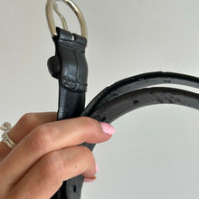 Load image into Gallery viewer, Brooks Brothers 346 Genuine Leather Belt Black M