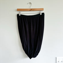 Load image into Gallery viewer, T by Alexander Wang Bubble Hem High Rise Pull On Pencil Skirt Black L