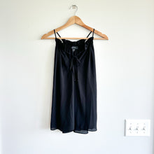 Load image into Gallery viewer, Karen Kane Keyhole Tank Top Blouse Black L NWT