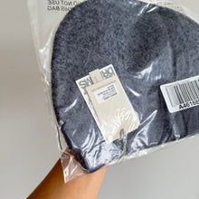 Load image into Gallery viewer, Barefoot Dreams CozyChic Lite Confetti Knit Beanie Hat Deep Sea Blue OS NWT