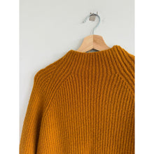 Load image into Gallery viewer, Madewell Northfield Mock Neck Ribbed Knit Pullover Sweater Brown XS
