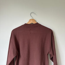 Load image into Gallery viewer, Abercrombie & Fitch New York Crew Neck Pullover Cropped Sweatshirt Brown XS