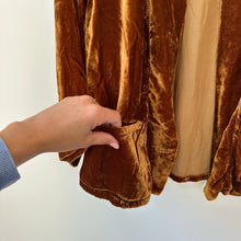 Load image into Gallery viewer, XCVI Velvet Open Pocket Cardigan Sweater in Copper M