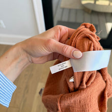 Load image into Gallery viewer, Madewell Lightspun Lucie Flutter Sleeve Smocked Jumpsuit mulled cider 4
