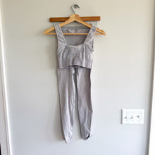 Load image into Gallery viewer, FP Movement Good Karma Square Neck Sports Bra Leggings Set Gray XS