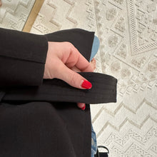 Load image into Gallery viewer, Metro x Kristen Blake Trench Coat Black M