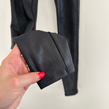 Load image into Gallery viewer, Spanx Faux Leather High Rise Pull On Leggings Black S