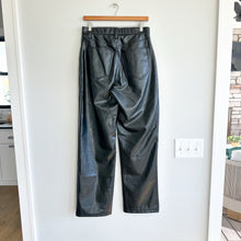 Load image into Gallery viewer, Abercrombie & Fitch Faux Leather The 90s Relaxed Jean Ultra High Rise Pants 30