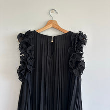 Load image into Gallery viewer, Hudson Gray Ruffles Pleated Mini Dress Black S