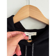 Load image into Gallery viewer, Lafayette 148 New York Crew Neck Sleeveless Hoodie Sweatshirt Black L NWT