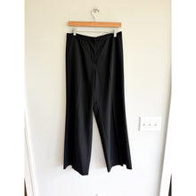 Load image into Gallery viewer, Jil Sander Vintage Wool Blend High Rise Wide Leg Trouser Pant Black 42