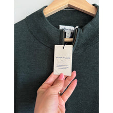 Load image into Gallery viewer, Peter Millar Autumn Crest Knit 1/4 Zip Long Sleeve Sweatshirt Green XL NWT