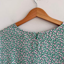 Load image into Gallery viewer, Boden Floral Print V-Neck Balloon Sleeve Maxi Dress Green 12 NWT