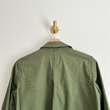 Load image into Gallery viewer, Madewell Military Button Front Jacket in Green $148