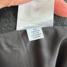 Load image into Gallery viewer, Vince Brushed Wool Mid Rise Straight Leg Trouser Pants Dark Gray L NWT