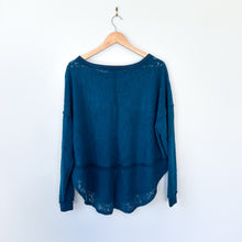 Load image into Gallery viewer, Free People Not Cold In This Lace Top Deep Jewel S NWT
