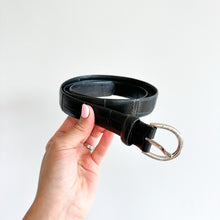 Load image into Gallery viewer, Brooks Brothers 346 Genuine Leather Belt Black M