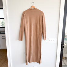 Load image into Gallery viewer, Banana Republic Knit Open-Front Mid-Length Cardigan Sweater Tan M